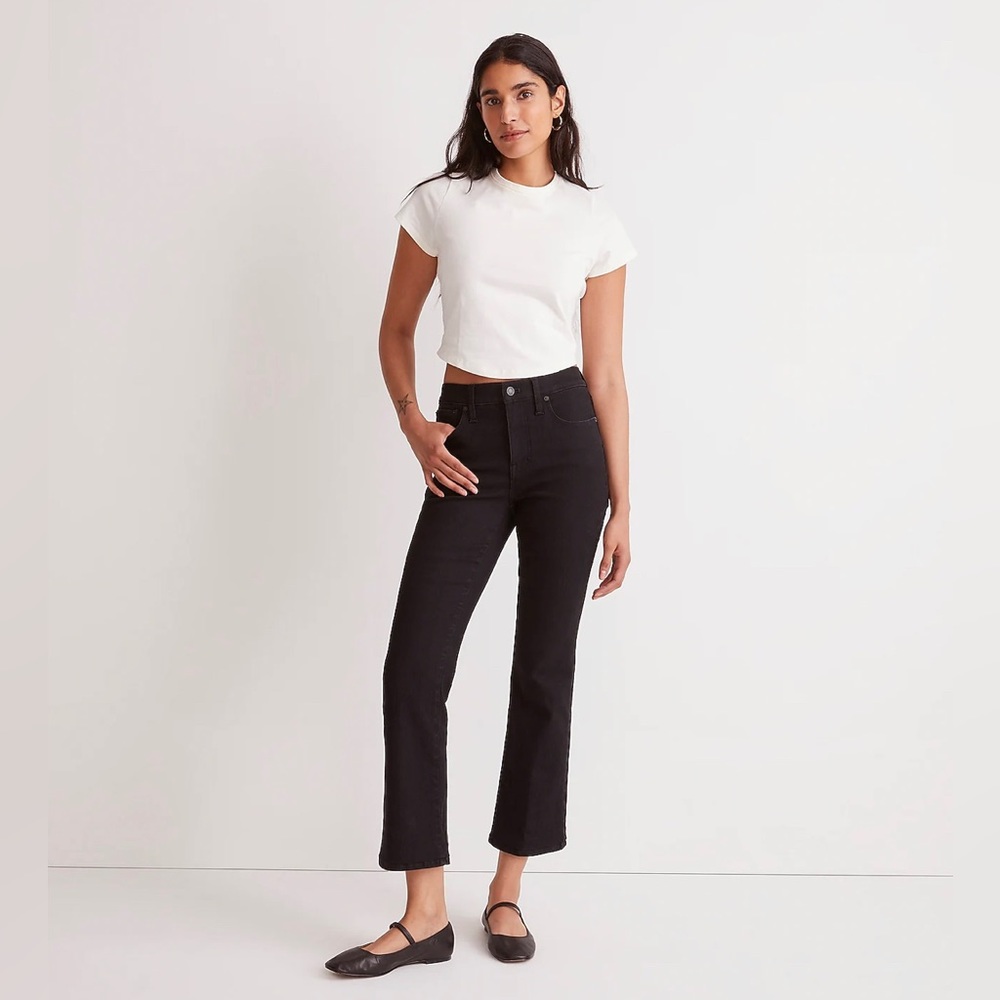 Madewell Cali Demi-Boot Jeans in Starkey Wash, Size 25